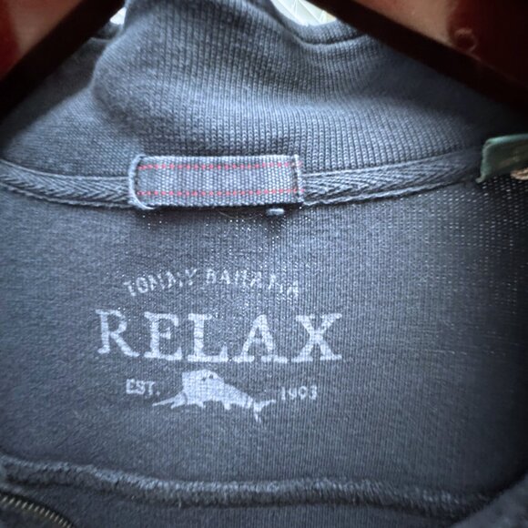 Tommy Bahamas Relax 1/4 Zip Sweatshirt - Picture 5 of 6